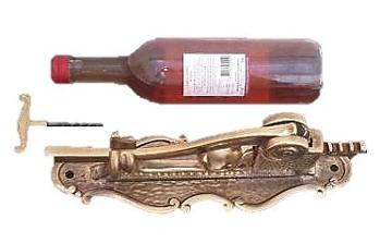 Vintage Wall Mounted Cork Extractor, Wall Mounted Wine Bottle Corkscrew