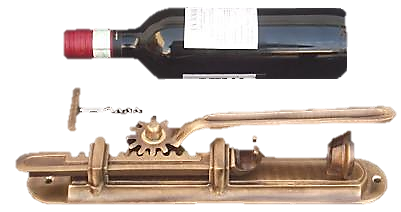 Wall-Mounted Wine Openers : Wine Barrel One-Pull Bottle Opener