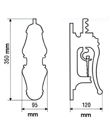Traditional wall-mounted corkscrew