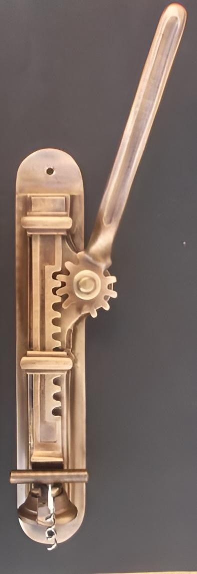 Wall-mounted corkscrew wine cellar